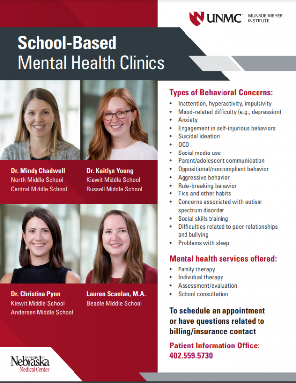 MMI Mental Health Clinic Flyer