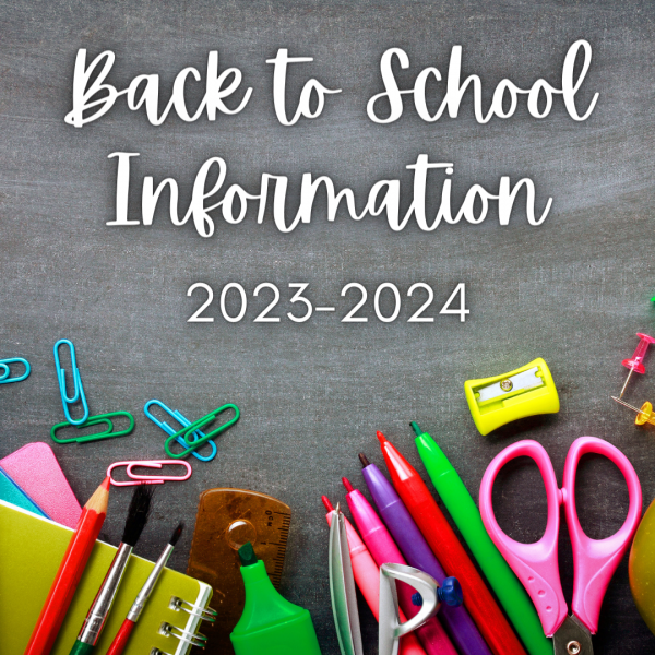 Back to School Information / High Schools